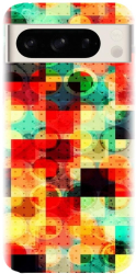 Husa din silicon compatibila cu Google Pixel 8 Pro - model Colorful Abstract 