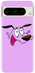 Husa din silicon compatibila cu Google Pixel 8 Pro - model Courage The Cowardly Dog 