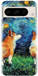 Husa din silicon compatibila cu Google Pixel 8 Pro - model Doggy Night 