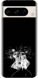 Husa din silicon compatibila cu Google Pixel 8 Pro - model Line Art Dreamer 
