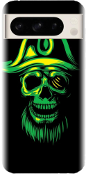 Husa din silicon compatibila cu Google Pixel 8 Pro - model Pirate Skull 
