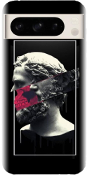 Husa din silicon compatibila cu Google Pixel 8 Pro - model Smoking Sculpture 