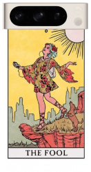 Husa din silicon compatibila cu Google Pixel 8 Pro - model Tarot The Fool Clasic 