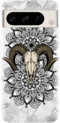 Husa din silicon compatibila cu Google Pixel 8 Pro - model Tatoo Art Goat 