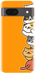 Husa din silicon compatibila cu Google Pixel 8a - model Cat Tower 