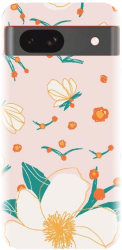 Husa din silicon compatibila cu Google Pixel 8a - model Floral 
