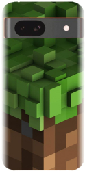 Husa din silicon compatibila cu Google Pixel 8a - model Minecraft 