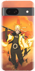 Husa din silicon compatibila cu Google Pixel 8a - model Naruto Uzumaki 
