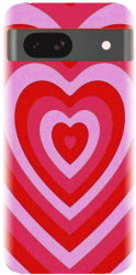 Husa din silicon compatibila cu Google Pixel 8a - model PPG Heart Tunnel 