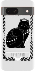 Husa din silicon compatibila cu Google Pixel 8a - model Tarot The Emperor 