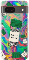 Husa din silicon compatibila cu Google Pixel 8a - model Trippy Pills 