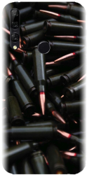 Husa din silicon compatibila cu Huawei Enjoy 9 Plus - model Weapons Ammunition 