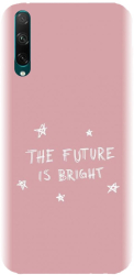Husa din silicon compatibila cu Huawei Honor 30i - model The Future Is Bright 