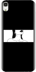 Husa din silicon compatibila cu Huawei Honor 4A - model Line Art Buze Negre 