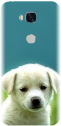 Husa din silicon compatibila cu Huawei Honor 5X / GR5 - model Puppy Style 