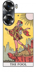Husa din silicon compatibila cu Huawei Honor 60 Pro - model Tarot The Fool Clasic 