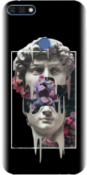 Husa din silicon compatibila cu Huawei Honor 7A / fingerprint - model Contemporary Art 1 
