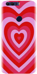 Husa din silicon compatibila cu Huawei Honor 8 - model PPG Heart Tunnel 