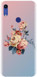 Husa din silicon compatibila cu Huawei Honor 8A - model Roses 