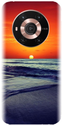 Husa din silicon compatibila cu Huawei Honor Magic 3 / Magic 3 Pro - model Ocean Sunset