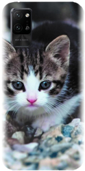 Husa din silicon compatibila cu Huawei Honor Play 4 - model Animal Cat 