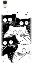Husa din silicon compatibila cu Huawei Honor Play 5 - model Oo Cats 