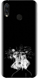 Husa din silicon compatibila cu Huawei Nova 3 - model Line Art Dreamer 