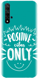 Husa din silicon compatibila cu Huawei Nova 5T - model Positive Vibes 