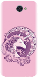 Husa din silicon compatibila cu Huawei Nova Lite Plus - model Purple Unicorn 