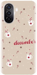 Husa din silicon compatibila cu Huawei Nova Y70 - model Rudolph 