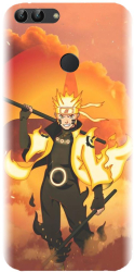Husa din silicon compatibila cu Huawei P Smart 2017 - model Naruto Uzumaki 