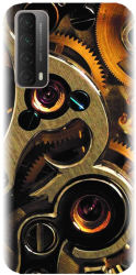 Husa din silicon compatibila cu Huawei P Smart 2021 - model Clock Mechanism 