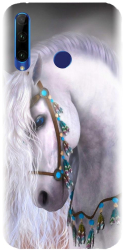 Husa din silicon compatibila cu Huawei P Smart Plus 2019 - model White Horse 