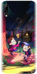 Husa din silicon compatibila cu Huawei P Smart Z - model Gravity Falls 