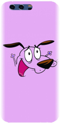 Husa din silicon compatibila cu Huawei P10 - model Courage The Cowardly Dog 