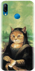Husa din silicon compatibila cu Huawei P20 Lite / P20 Lite 2018 - model Meowna Lisa 