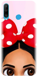Husa din silicon compatibila cu Huawei P30 Lite - model Anime Art Girl 