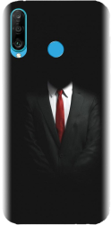 Husa din silicon compatibila cu Huawei P30 Lite - model Mystery Man In Suit