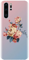 Husa din silicon compatibila cu Huawei P30 Pro - model Roses 