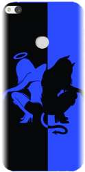 Husa din silicon compatibila cu Huawei P8 Lite 2017 - model Angel Devil 