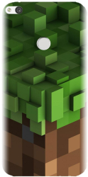 Husa din silicon compatibila cu Huawei P9 Lite 2017 - model Minecraft 