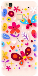 Husa din silicon compatibila cu Huawei P9 Lite - model Butterfly 002 