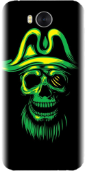Husa din silicon compatibila cu Huawei Y5 2017 - model Pirate Skull 