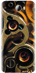 Husa din silicon compatibila cu Huawei Y5 II - model Clock Mechanism 