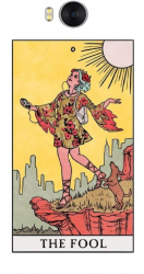 Husa din silicon compatibila cu Huawei Y6 2017 - model Tarot The Fool Clasic 