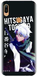 Husa din silicon compatibila cu Huawei Y6 2019 cu amprenta PRIME - model Anime Hitsugaya 