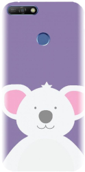 Husa din silicon compatibila cu Huawei Y6 Prime 2018 / fingerprint - model Urs Koala 