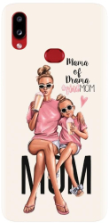 Husa din silicon compatibila cu Samsung Galaxy A10s - model Mama