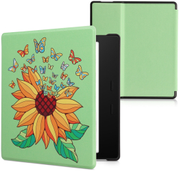 Husa kwmobile pentru Amazon Kindle Oasis 10 Piele ecologica Multicolor 49417.23 