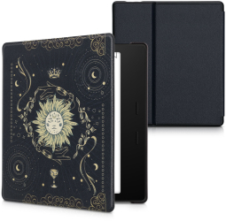 Husa kwmobile pentru Amazon Kindle Oasis 10 Piele ecologica Multicolor 49417.32 